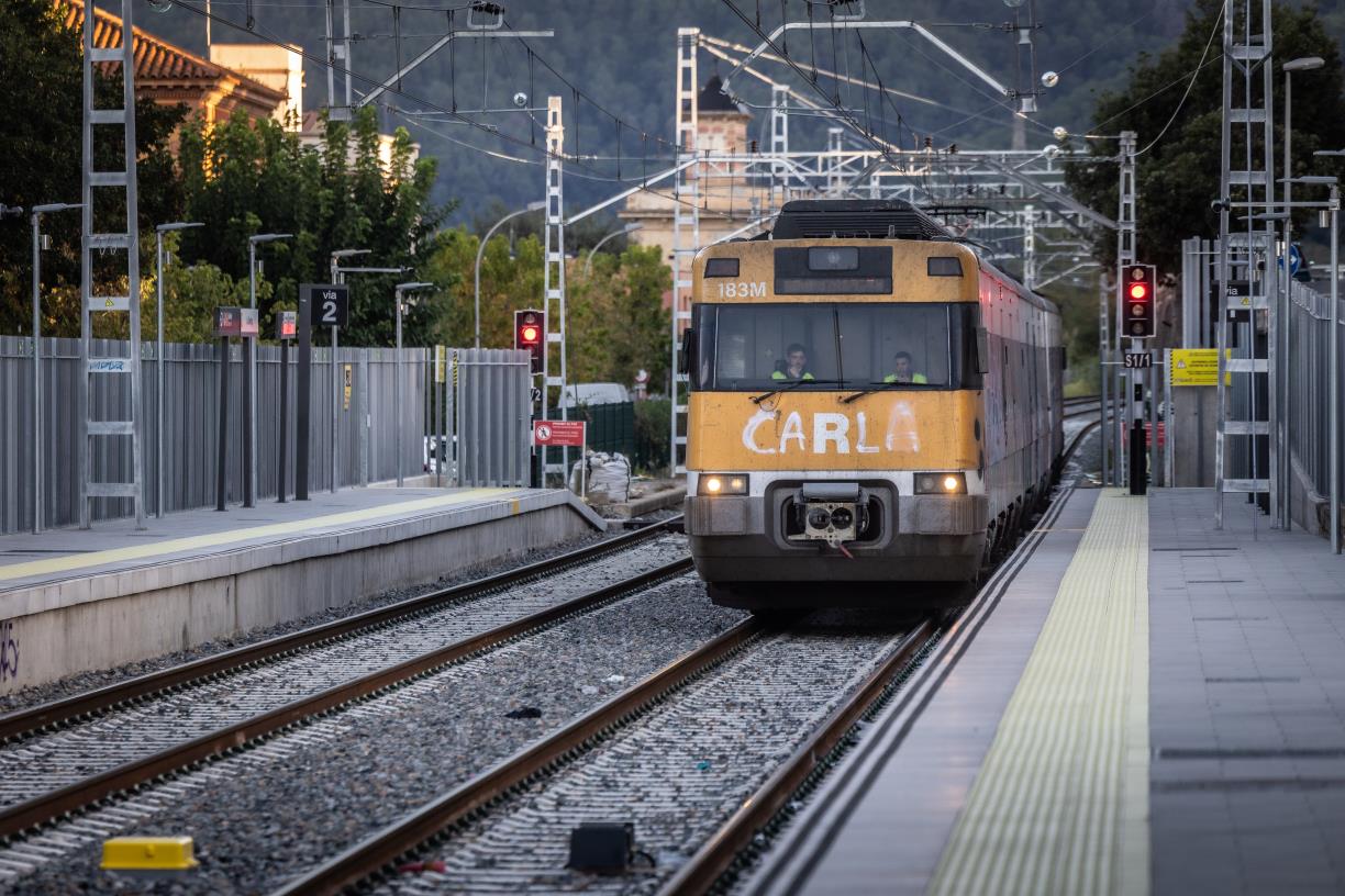 Rodalies pateix més d'una desena de supressions de trens en l'inici de la vaga per Palestina. ACN