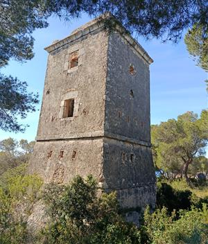 Ruta Històrica de Vendrell, Torre del Telègraf Òptic dels Masos de Coma-ruga