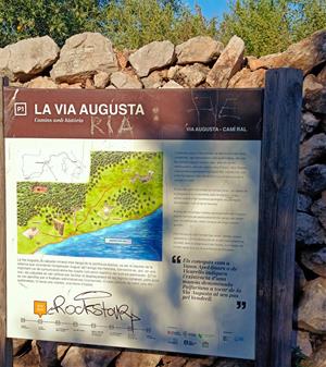 Ruta Històrica de Vendrell, Via Augusta
