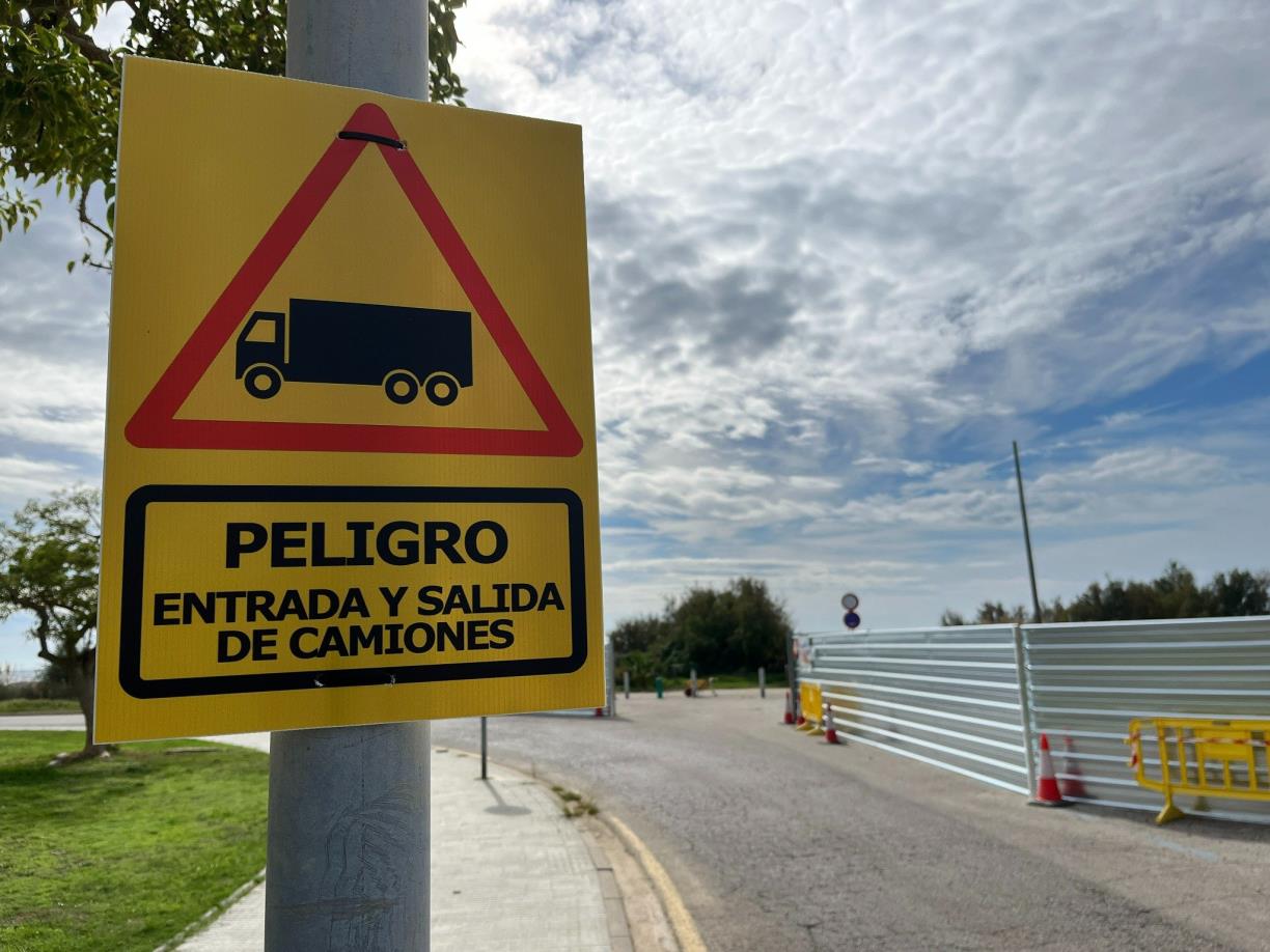 Rutes alternatives per a vianants i vehicles durant les obres de desmantellament de la Tèrmica . Ajuntament de Cubelles