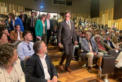 Salvador Illa presenta a Vilanova i la Geltrú el nou Pla de Barris. EIX