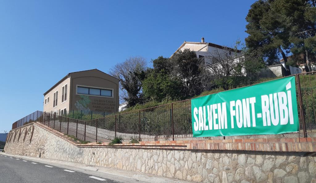 Salvem Font‑rubí. Eix