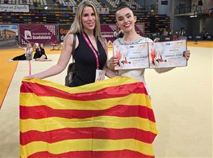 Sara Jiménez i Paula Mensa. Eix