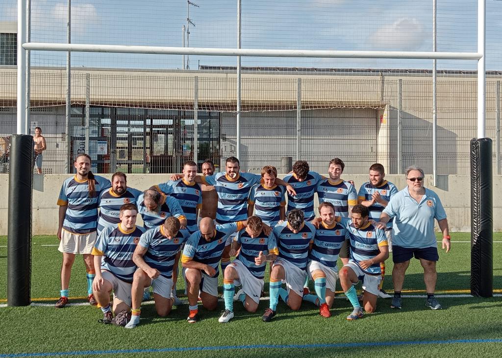 Sènior del Sel Vilanova/Rugby Nova Olivella. Eix