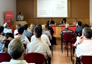 Sessió del Consell de la Federació Alt Penedès Garraf del PSC. Eix