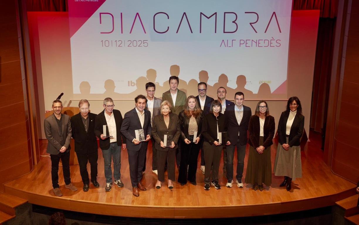 Simón Coll, Gedia España i Torelló Viticultors, entre les empreses premiades als Reconeixements Cambra Alt Penedès 2025. Cambra de Comerç