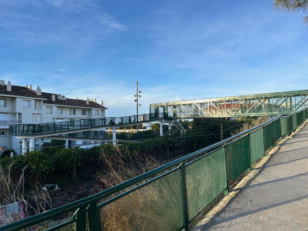 Sitges finalitza les obres de millora de la passera d’Aiguadolç. Ajuntament de Sitges