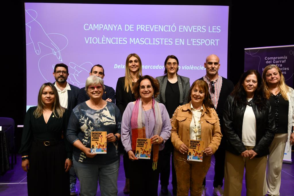 Sitges impulsa la campanya comarcal contra les violències masclistes en l’esport. Ajuntament de Sitges