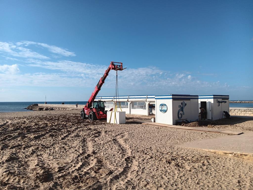 Sitges inicia la temporada de platges amb serveis progressius fins al juny. Ajuntament de Sitges