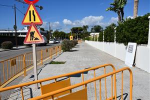 Sitges inicia les obres d’un nou carril bici que connectarà Miralpeix, Can Pei i el Passeig Marítim. Ajuntament de Sitges