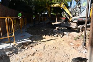 Sitges inicia obres de millora de voreres i paviment al Vinyet