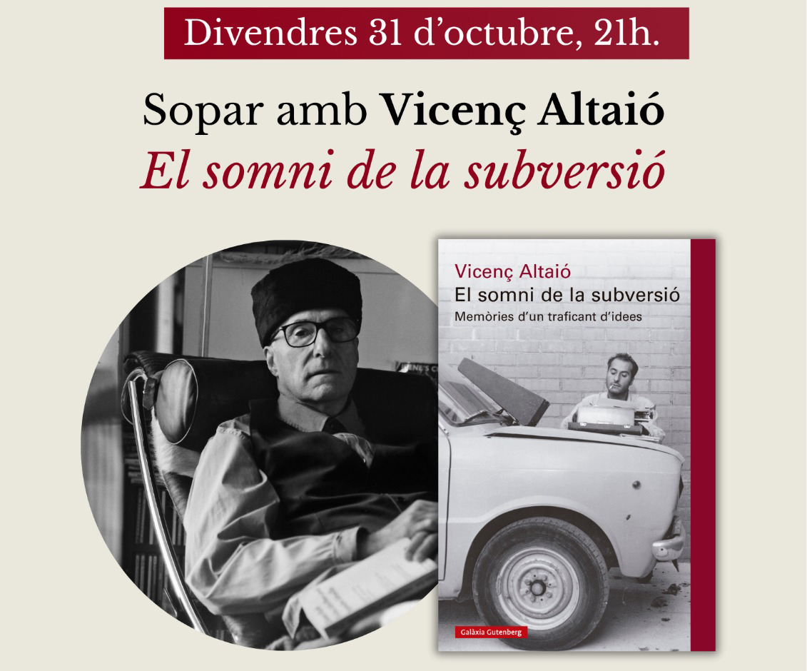 Sopar amb Vicenç Altaió. Eix