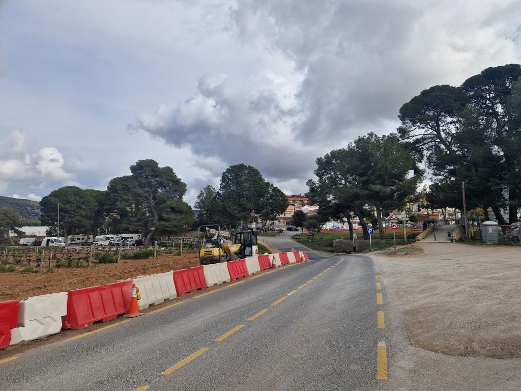 Tall de la carretera BV-2112 per obres a la riera de Ribes del 21 al 27 de maig. Ajt Sant Pere de Ribes
