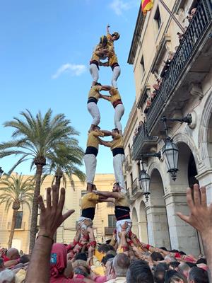 Torre de set carregada a la primera ronda. Miren Diodati