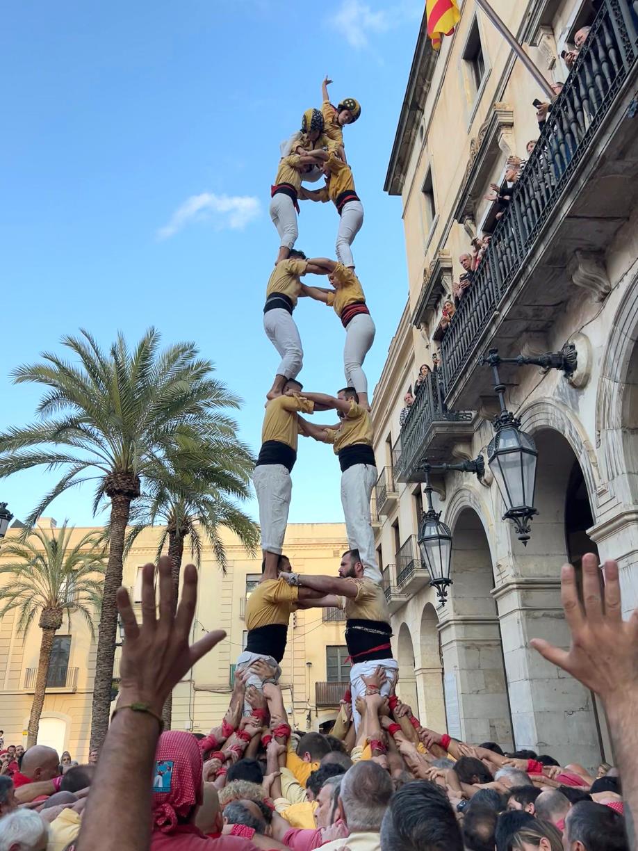 Torre de set carregada a la primera ronda. Miren Diodati