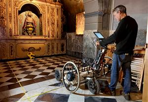 Un georadar detecta indicis de restes romanes al subsol del santuari del Vinyet de Sitges. ACN
