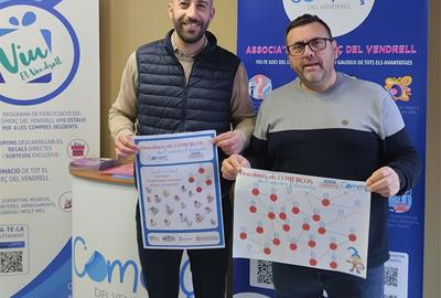 Un joc de pistes per donar a conèixer el comerç del Vendrell als escolars. Ajuntament del Vendrell