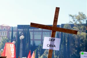 Un miler de persones es manifesta a Sant Sadurní d'Anoia contra l'ERO de Freixenet