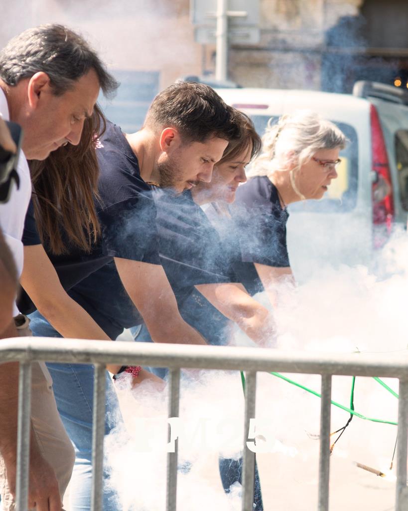 Una brutal tronada dona el tret de sortida a la Festa Major de Vilafranca 2025. Festa Major de Vilafranca