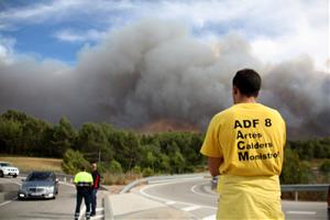 Una dècada de l'incendi d'Òdena: La Diputació de Barcelona impulsa un pla per fer els boscos més resilients al foc