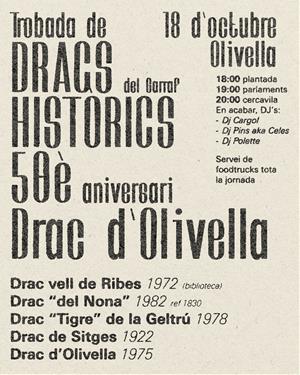 Una trobada històrica per celebrar els 50 anys del Drac d’Olivella