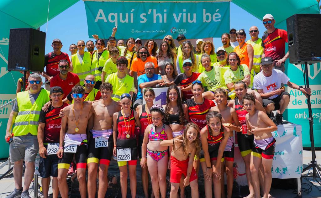 VI Edició del Triatló Infantil i Jove 2025. Eix