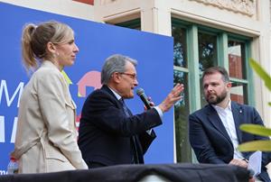 Victòria Alsina, Artur Mas i Gerard Figueras