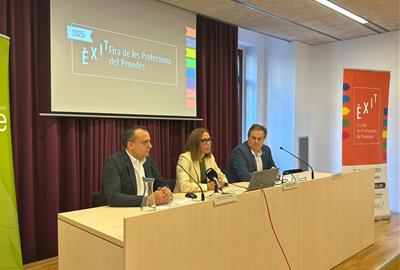 Vilafranca acull la segona edició de la Fira Èxit, dedicada a les professions del Penedès. Ajuntament de Vilafranca