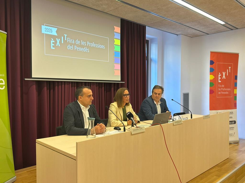 Vilafranca acull la segona edició de la Fira Èxit, dedicada a les professions del Penedès. Ajuntament de Vilafranca