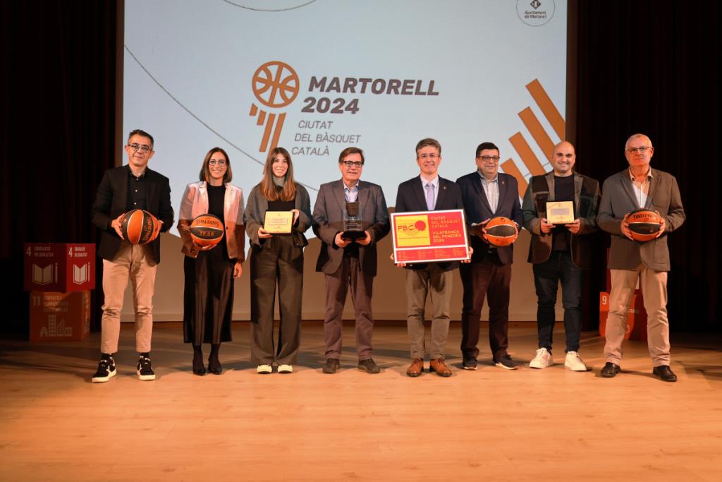 Vilafranca del Penedès Ciutat del Bàsquet Català 2025. Eix