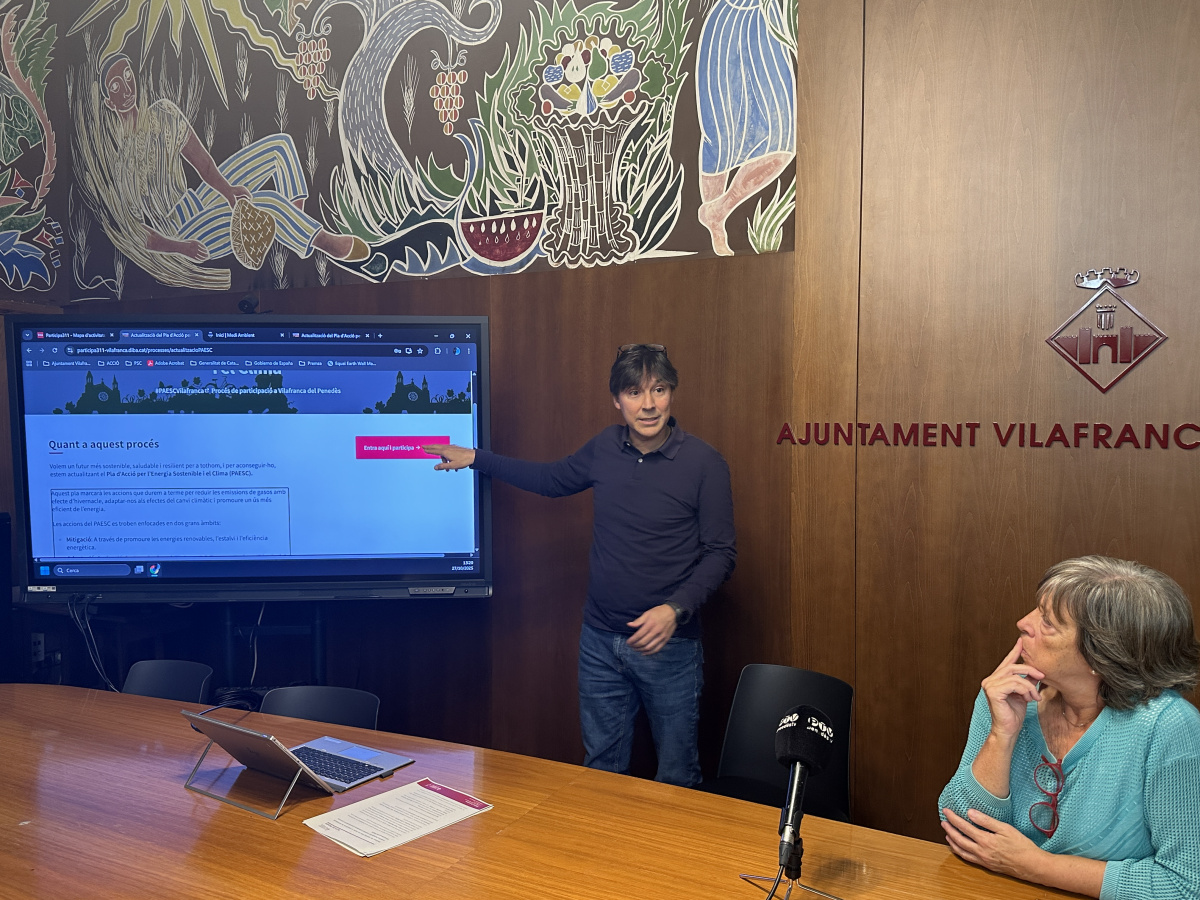 Vilafranca del Penedès posa en marxa la plataforma de participació ciutadana Participa311 i obre el primer procés per actualitzar el PAESC. Ajuntament
