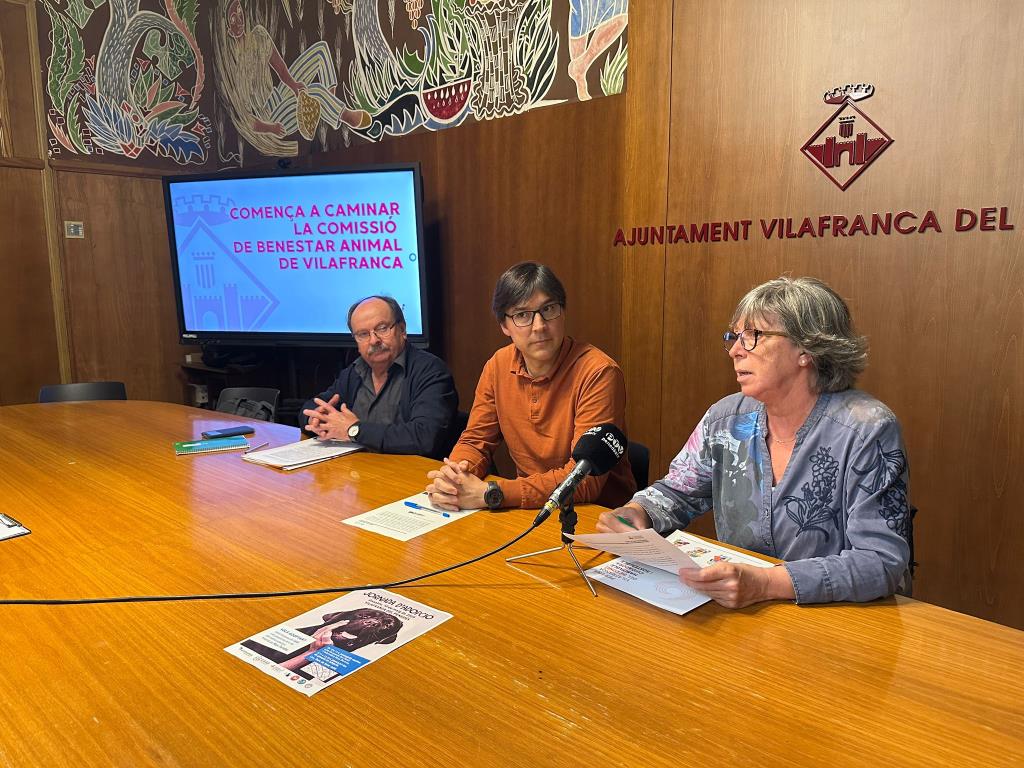 Vilafranca impulsa la Comissió de Benestar Animal per fomentar la convivència i protegir els drets dels animals. Ajuntament de Vilafranca