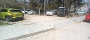 Vilafranca repara el paviment dels aparcaments de sòl permeable malmesos per la pluja