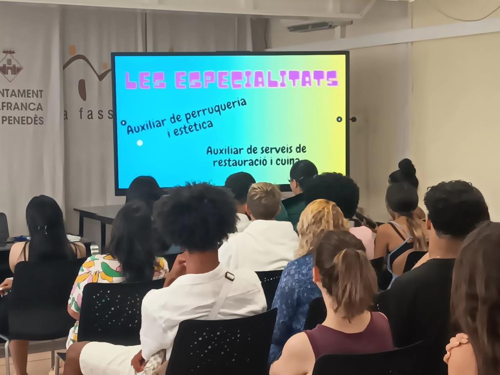 Vilafranca treballa per reduir l’abandonament escolar prematur. Ajuntament de Vilafranca