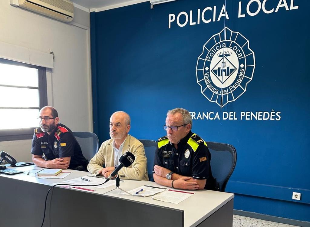 Vilafranca viu una Festa Major tranquil·la malgrat la gran afluència de públic. Ajuntament de Vilafranca