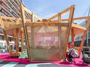 Vilanova i la Geltrú acull Mamífera, un espai col·lectiu per a la lactància a l’espai públic. Ajuntament de Vilanova