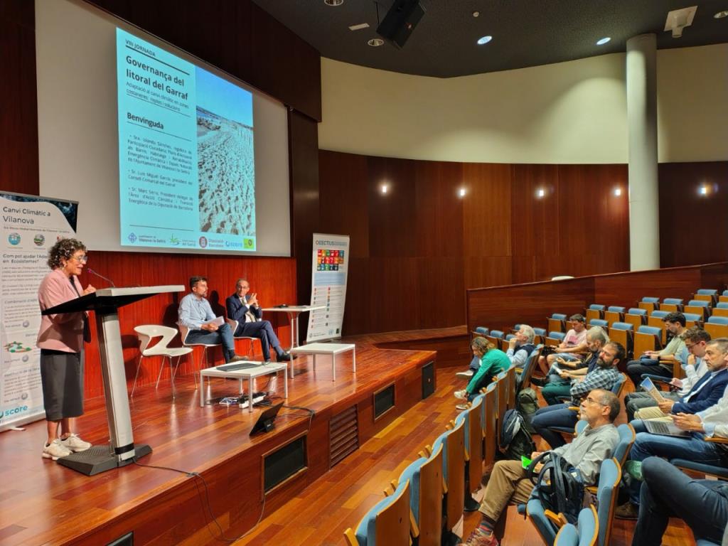 Vilanova i la Geltrú clou el projecte SCORE posant en valor la renaturalització de la Platja Llarga com a model d’adaptació climàtica. Ajuntament de V