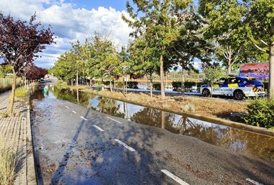 Vilanova i la Geltrú es recupera dels efectes de la DANA, que ha deixat inundacions, desperfectes i talls de llum. Policia local de Vilanova