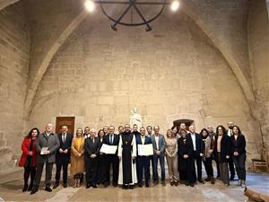 Vilanova i la Geltrú i Vila-real refermen a Poblet un agermanament amb més de quatre dècades d’història