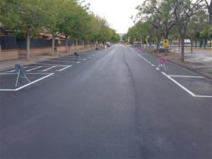 Vilanova i la Geltrú inicia l’asfaltatge de 6.900 m² de carrers aquest juliol. Ajuntament de Vilanova