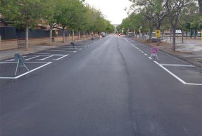 Vilanova i la Geltrú inicia l’asfaltatge de 6.900 m² de carrers aquest juliol. Ajuntament de Vilanova