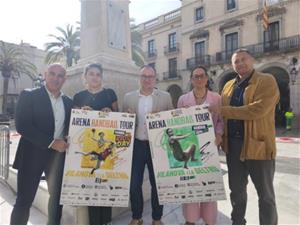 Vilanova i la Geltrú obre l’Arena Handball Tour 2025 i s’estrena al circuit europeu d’handbol platja. Ajuntament de Vilanova