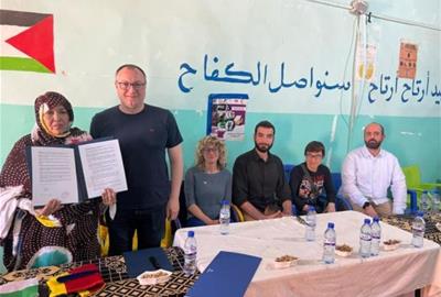 Vilanova i la Geltrú s'agermana amb la Daira de Tichla per reforçar la solidaritat amb el poble sahrauí. Ajuntament de Vilanova