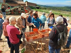 Visita de referència a la productora de nous ecològiques Nous Soler. Dep. d'Agricultura, Ramaderia, Pesca i Alimentació de la Generalitat de Catalunya