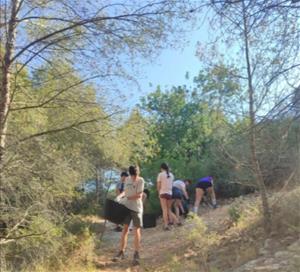 24 joves recuperaran aquest estiu els camins de pedra seca de Cunit. Ajuntament de Cunit