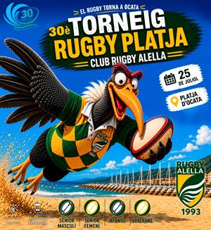 30è Torneig de Rugby Platja d'Alella . Eix
