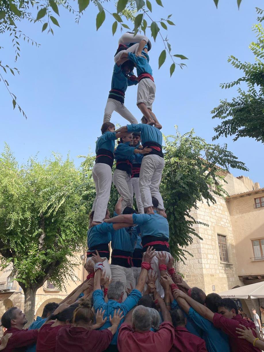3d6a Castellers del Foix. Eix