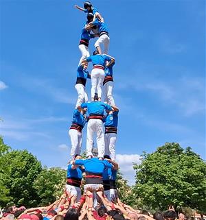 3d7 del Castellers del Foix . Eix