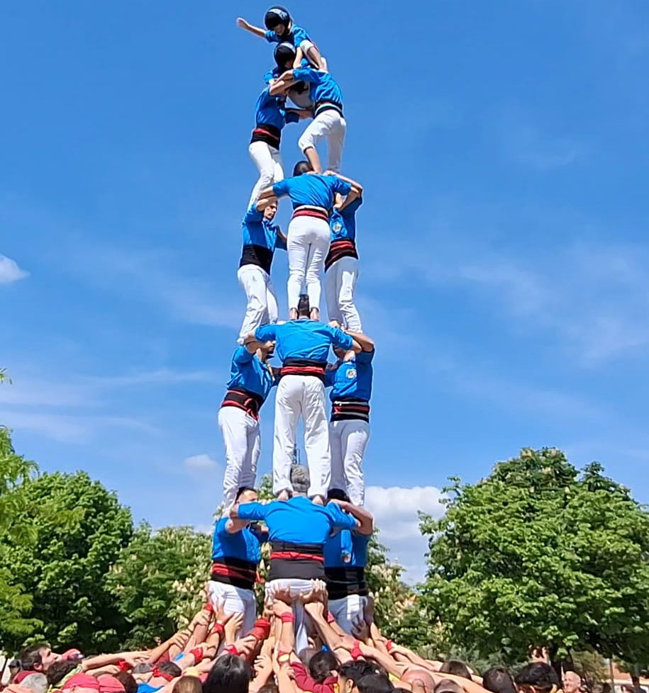 3d7 del Castellers del Foix . Eix