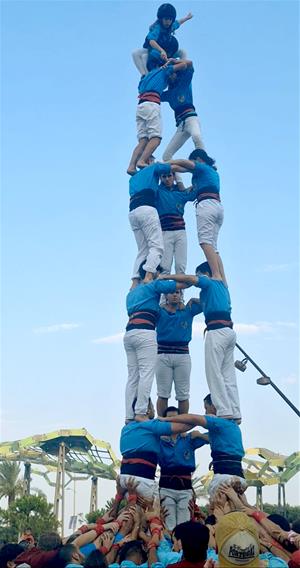3d7 dels Castellers del Foix a la Pineda